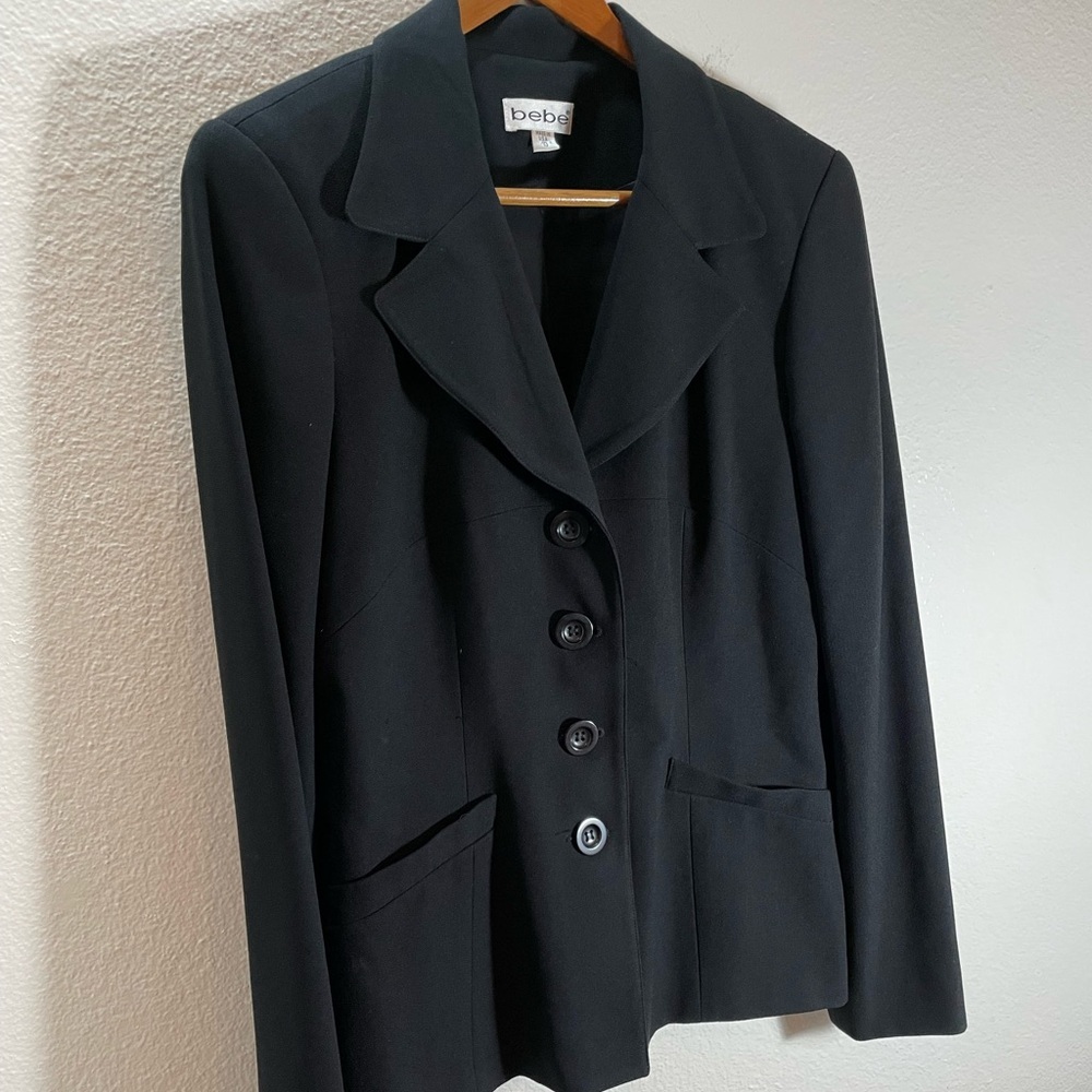 Y2K Bebe Blazer Made in USA Size 10 - Picture 8 of 10